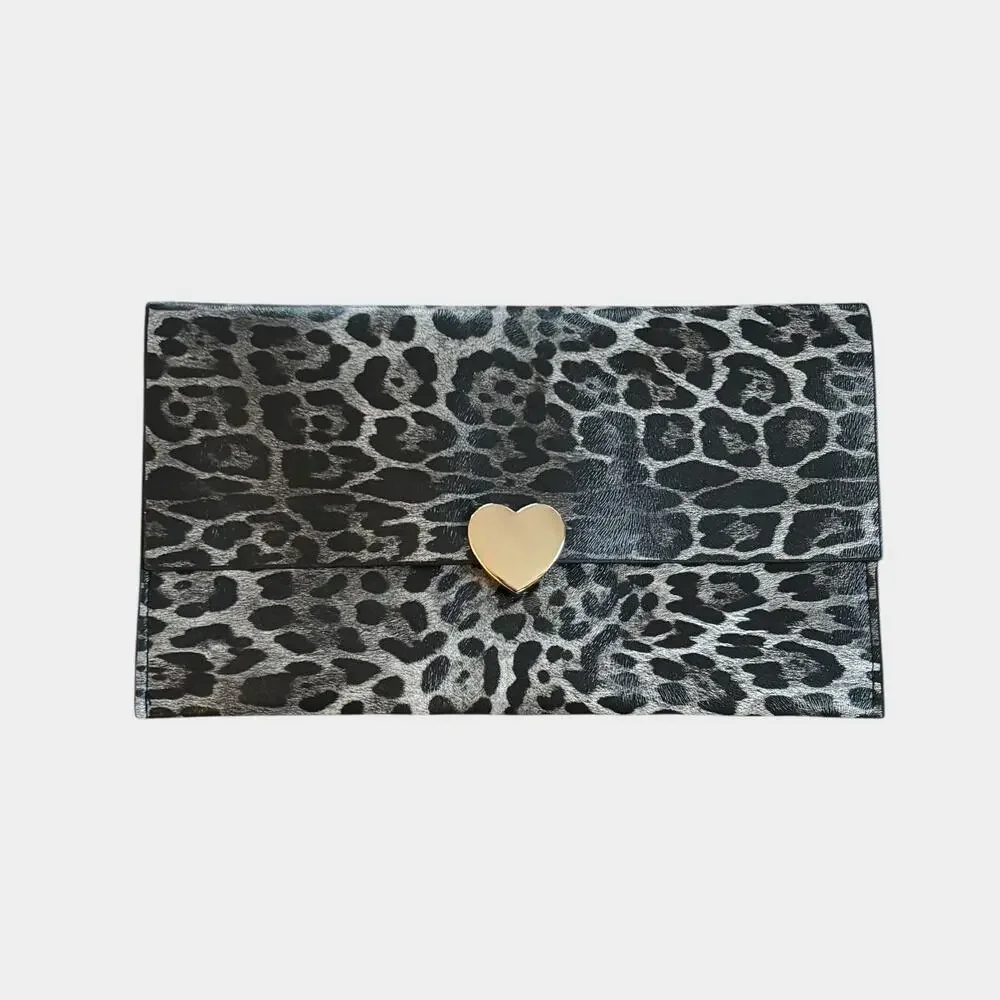 Leopard Print Envelope Hangbag